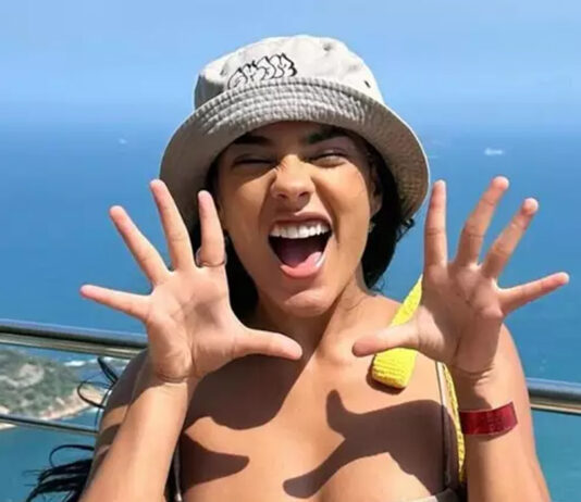 Bella Campos muda visual com cabelo curto e surpreende a web: ‘era linda com cabelão’