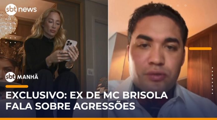 Modelo que acusa MC Brisola diz que ele já atirou na própria mão; veja