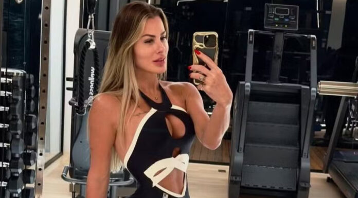 Mariana Polastreli treina a pedido de Eduardo Costa: ‘Muito magrinha’