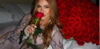 Virginia Fonseca ganha buquê com 500 rosas avaliado em R$ 18 mil em Dubai