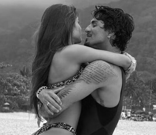 Isabella Arantes e Gabriel Medina afastam rumores de crise com fotos românticas