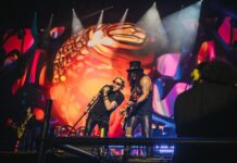 Montagem da estrutura para show do Guns N’ Roses em Cuiabá começa nesta quarta (22)