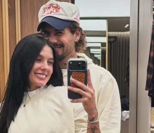 Ana Castela reencontra Zé Felipe após show e registra momento: ‘Matando a saudade’