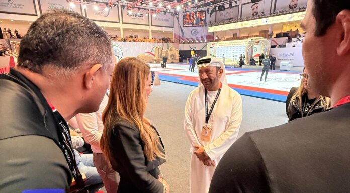 Virginia Mendes se emociona em encontro internacional de Parajiu-Jitsu em Abu Dhabi