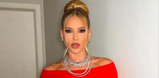 Virgínia Fonseca rouba a cena com look arrasador em leilão de Ronaldo Fenômeno