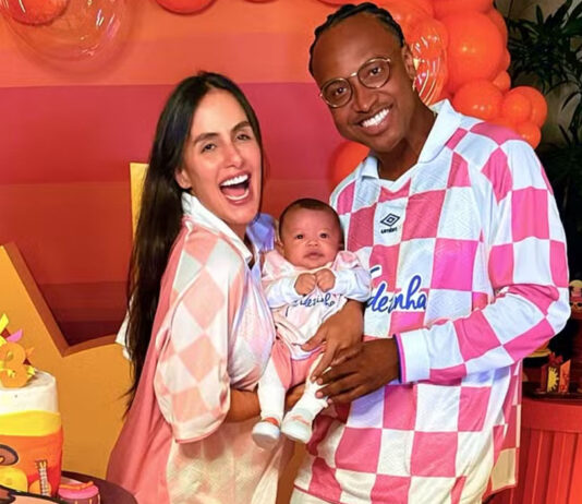 Thiaguinho e Carol Peixinho celebram três meses do filho Bento: ‘Nossa Tardezinha’