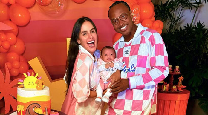 Thiaguinho e Carol Peixinho celebram três meses do filho Bento: ‘Nossa Tardezinha’