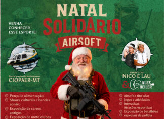 Natal Solidário Airsoft movimenta Cuiabá neste sábado com atrações para toda a família