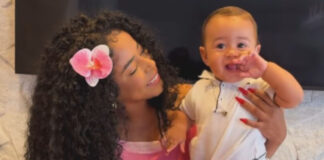 Lorena Maria registra primeiros passos do filho, Rás, e se emociona: ‘Muita emoção’