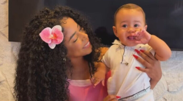 Lorena Maria registra primeiros passos do filho, Rás, e se emociona: ‘Muita emoção’