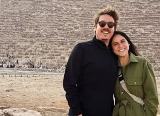 Fábio Porchat e Priscila Castello Branco curtem às pirâmides do Egito: ‘TUNÍSIA!!!’