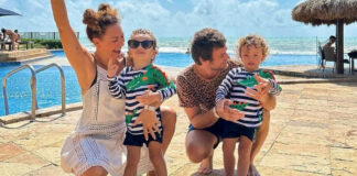 Fabiula Nascimento e Emilio celebram 4 anos dos gêmeos com viagem: ‘Ceará’