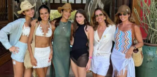 Ivete Sangalo aposta em look vazado para dia de praia em Trancoso: ‘Com a família’