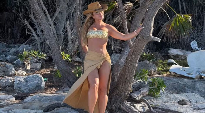 Poliana Rocha curte viagem romântica com Leonardo nas Bahamas: ‘Ilha privada’