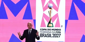 Fifa lança marca da Copa Feminina 2027 em evento no Rio de Janeiro