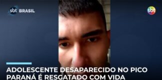 Jovem de 19 anos desaparecido no Pico Paraná é encontrado vivo após 5 dias