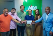 Vice-prefeita de Cuiabá, Vânia Rosa oficializa filiação ao MDB