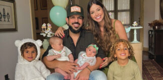 Biah Rodrigues posa com os quatro filhos e declara: ‘Ser mãe é aceitar o chamado’