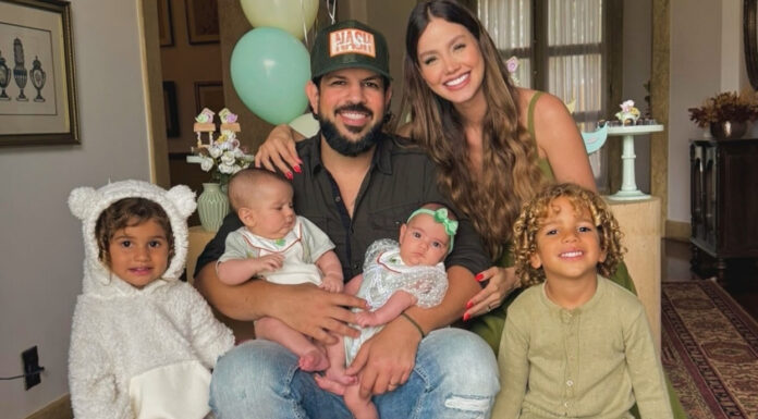 Biah Rodrigues posa com os quatro filhos e declara: ‘Ser mãe é aceitar o chamado’