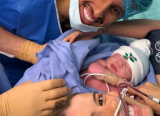 Nasce Filippo, filho de Carol Cabrino e Marquinhos, na França: ‘Bebê arco-íris’