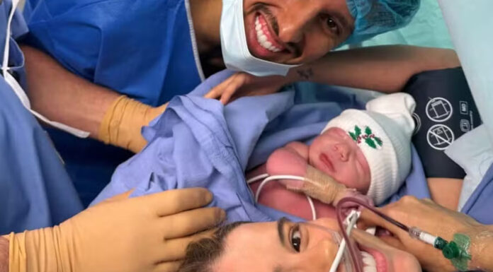 Nasce Filippo, filho de Carol Cabrino e Marquinhos, na França: ‘Bebê arco-íris’