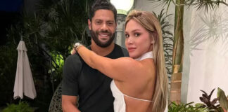 Hulk curte noite romântica com Camila Sousa em Belo Horizonte e se declara