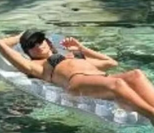 Vera Viel curte dia de descanso em ‘praia’ de sua mansão em Alphaville: ‘Um paraíso’