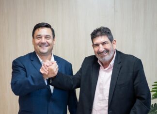 Dr. João recebe senador do Paraguai na ALMT e debate integração entre os dois países