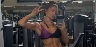 Grazi Massafera exibe abdômen trincado em treino antes de gravação de novela: ‘Pago!’