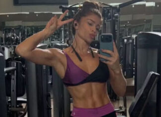 Grazi Massafera exibe abdômen trincado em treino antes de gravação de novela: ‘Pago!’