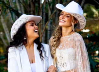 Marcela Mc Gowan e Luiza Martins celebram pré-wedding com festa country: ‘Noivinhas!’