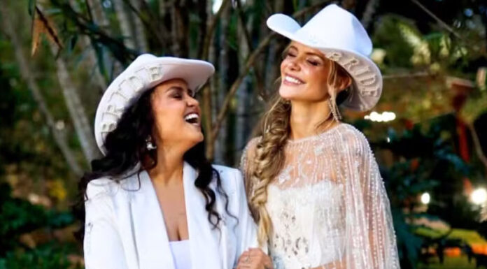 Marcela Mc Gowan e Luiza Martins celebram pré-wedding com festa country: ‘Noivinhas!’
