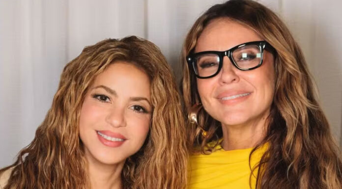 Paolla Oliveira exibe encontro especial com Shakira nos bastidores de show: ‘A loba!’