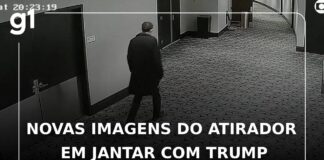 EUA divulgam novas imagens da ação de atirador que invadiu jantar de Trump em Washington, Veja Video!