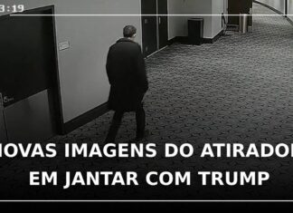 EUA divulgam novas imagens da ação de atirador que invadiu jantar de Trump em Washington, Veja Video!