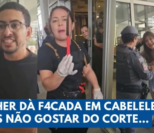 Mulher ataca cabeleireiro pelas costas após não gostar do corte de cabelo | Alvo da Notícia