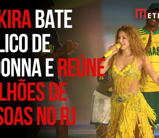 Shakira reúne 2 milhões de pessoas em Copacabana, diz prefeitura