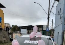 Veja Vídeo – Professora é surpreendida com carreata na última sessão de quimioterapia; veja vídeo