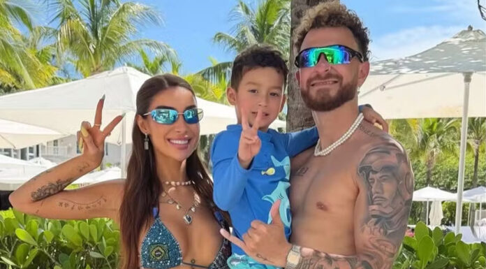 Bianca Andrade e Fred Bruno se unem para curtir dia com o filho em Miami: ‘Familinha’