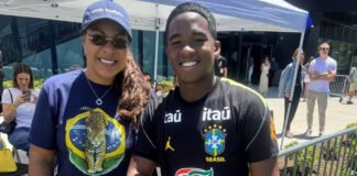 Mãe de Endrick acompanha treino da Seleção e diete jogadores nos EUA