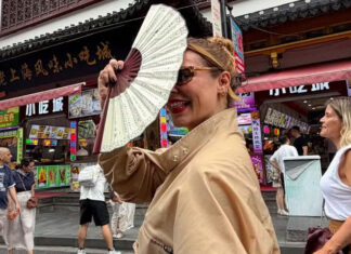 Paolla Oliveira compartilha registros de viagem por Xangai, na China: ‘Ni keyi ‘