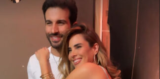 Wanessa Camargo prestigia ‘Roda Sambay’ agarradinha com Bruno Bevan: ‘Especial’