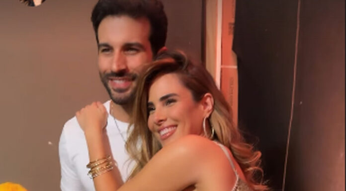 Wanessa Camargo prestigia ‘Roda Sambay’ agarradinha com Bruno Bevan: ‘Especial’