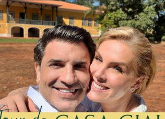 Ana Hickmann mostra rotina na mansão que comprou com Edu Guedes: ‘Plantando’