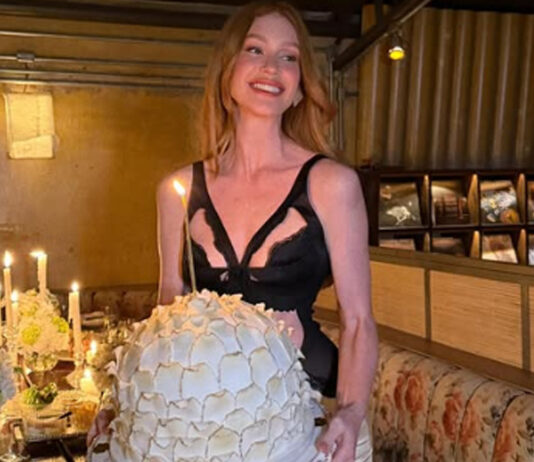 Marina Ruy Barbosa celebra aniversário ao lado da família, do noivo e de amigos