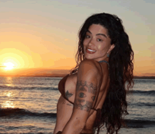 Aline Campos aproveita pôr do sol e faz reflexão sobre a natureza: ‘Transforma’