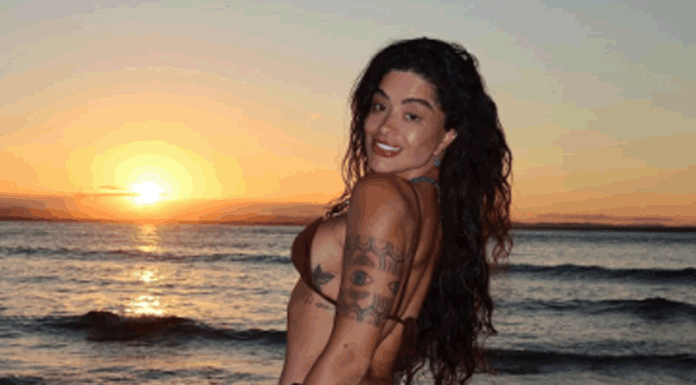 Aline Campos aproveita pôr do sol e faz reflexão sobre a natureza: ‘Transforma’