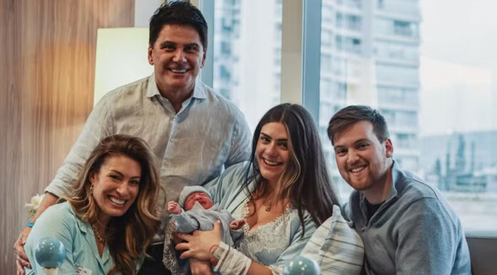 Elaine Mickely celebra nascimento do primeiro neto: ‘Nosso Arthur nasceu’