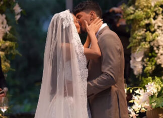 Gabriel Medina exibe vídeo do casamento com Isabella e celebra: ‘Sonho realizado’