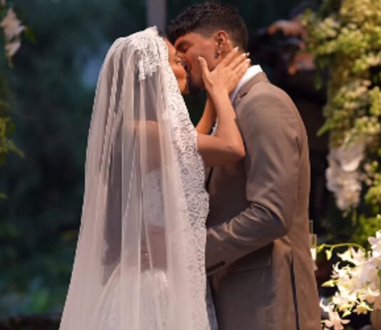 Gabriel Medina exibe vídeo do casamento com Isabella e celebra: ‘Sonho realizado’